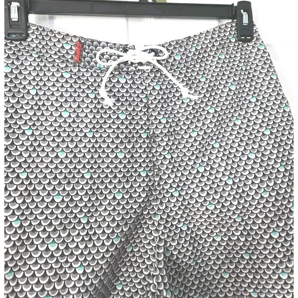 J. Speed Womans Board Shorts Size M Grey,‎ Black, Turquoise